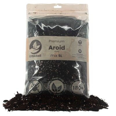 Aroid-Mix | 5L | Kein Torf | Organischer Dünger | Bodenmischung | Pflanzenerde