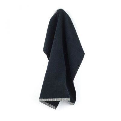 Kitchen Towel Solid Black 6pcs