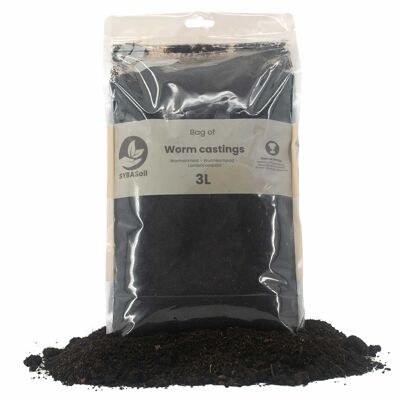 Worm castings  | 3L | Potting soil | Soil mix | Plant soil