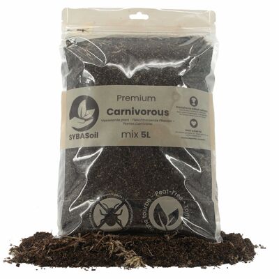 Carnivorous mix | 5L | No peat | Organic fertilizer | Soil mix | Plant soil