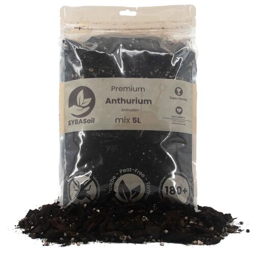 Anthurium mix | 5L | No peat | Organic fertilizer | Soil mix | Plant soil