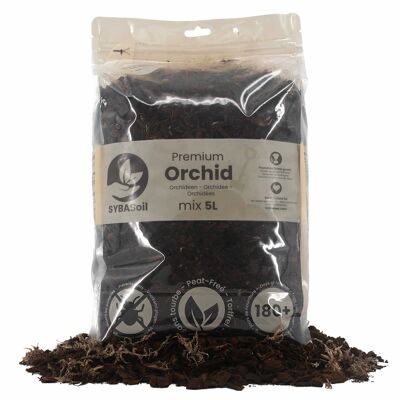 Orchid mix | 5L | No peat | Organic fertilizer | Soil mix | Plant soil