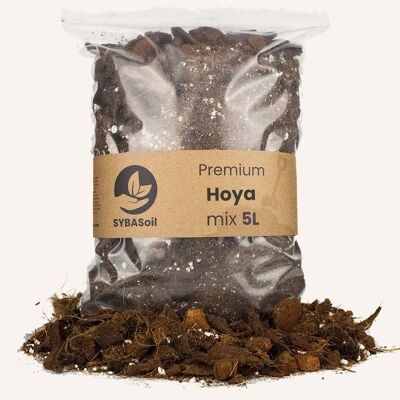 Hoya mélange | 5L | Pas de tourbe | Engrais organique | Mélange de terre | Sol végétal