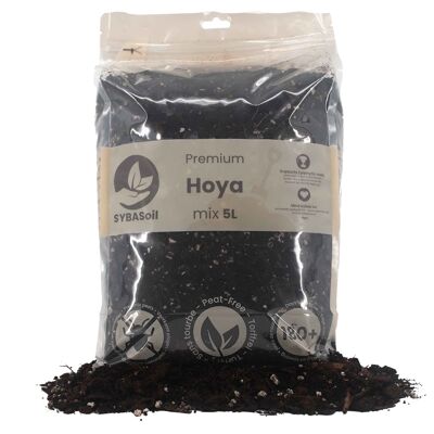 Hoya mélange | 5L | Pas de tourbe | Engrais organique | Mélange de terre | Sol végétal