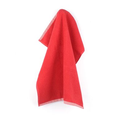 Kitchen Towel Solid Red 6pcs