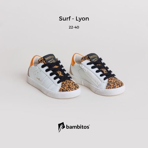 SURF - Lyon (casual sneakers with zipper on the inside)