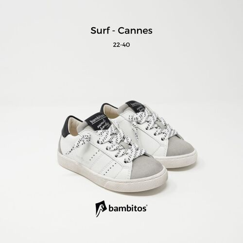 SURF - Cannes (casual sneakers with zipper on the inside)