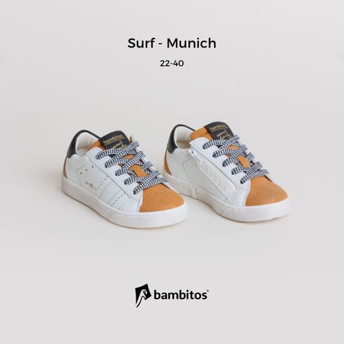 SURF - Munich (casual sneakers with zipper on the inside)