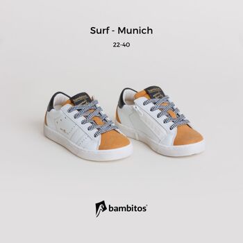 SURF - Munich (baskets décontractées avec fermeture éclair à l'intérieur) 1
