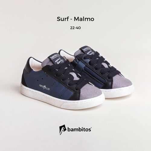 SURF - Malmo (casual sneakers with zipper on the inside)
