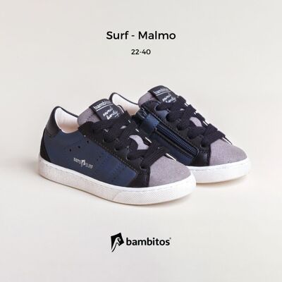 SURF - Malmo (baskets décontractées avec fermeture éclair à l'intérieur)