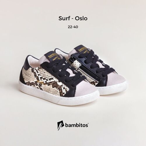 SURF - Oslo (casual sneakers with zipper on the inside)