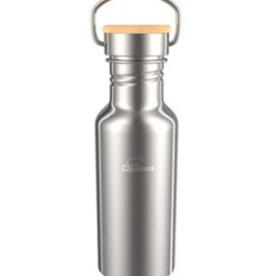 Stainless steel water bottle / Bamboo - 500 ML
