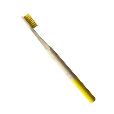 Bamboo toothbrush - YELLOW