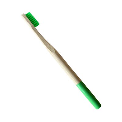 Bamboo toothbrush - GREEN