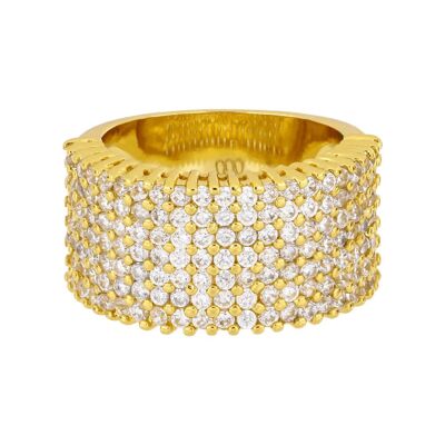 Ring „Jedida“ - bronze-gelb-vergoldet
