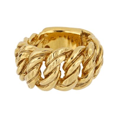 Ring „Yeriel“ - bronze-gelb-vergoldet