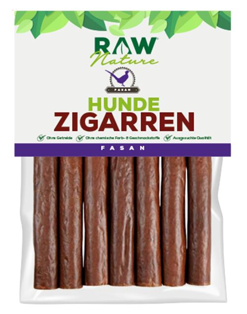 RAW Nature Hunde-Zigarre mit Fasan - 7 Stück