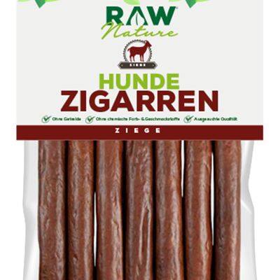 RAW Nature Hunde-Zigarre mit Ziege - 7 Stück