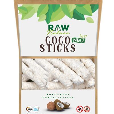 RAW Nature collation pour chien bâtonnets de noix de coco 150g