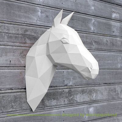 DIY-Paket Pferd – Weiß