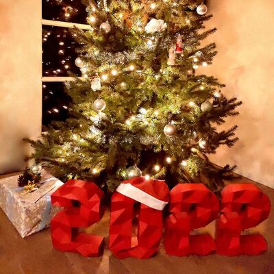 Kit DIY Happy 2024 - Rouge