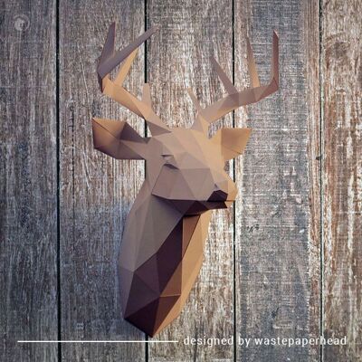 DIY Kit Deer Head – Brown