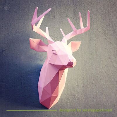 DIY Kit Deer Head – Pink