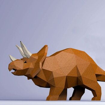 Kit DIY Dinosaure – Triceratops 3