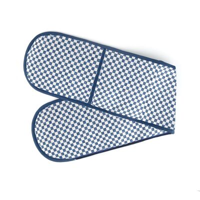 Double Oven glove Checkered 2pcs