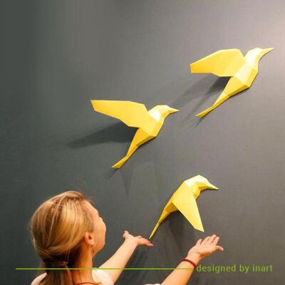DIY-Paket Vögel - Gelb