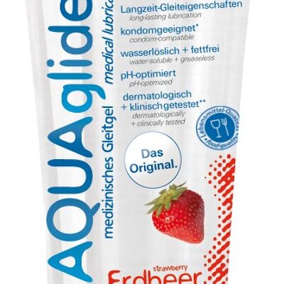 JOYDIVISION Original AQUAglide Erdbeer – Gleitgel mit Geschmack, 100 ml