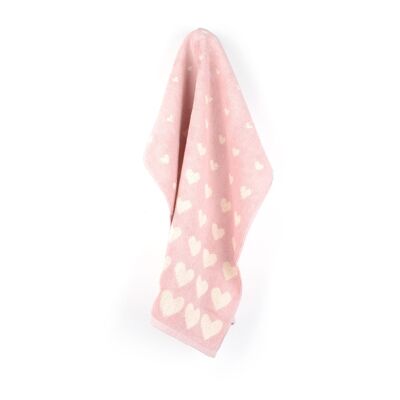 Kitchen Towel Hearts Pink 6pcs