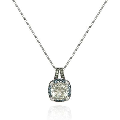 Paragon White Gold Prasiolite Necklace