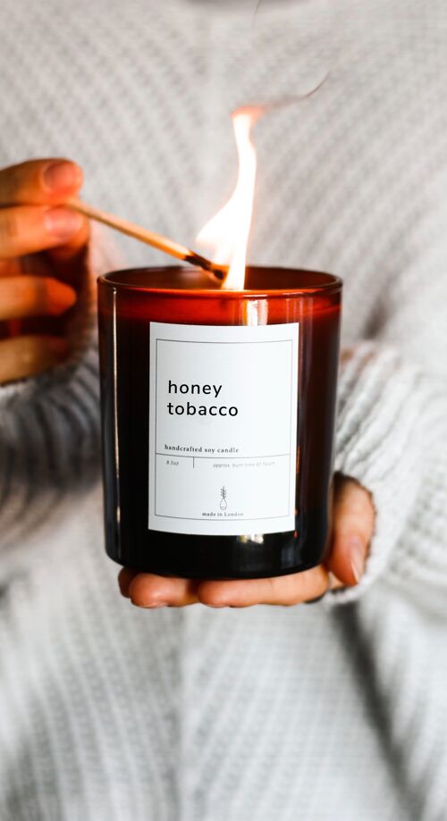 Soy Candle – Honey Tobacco