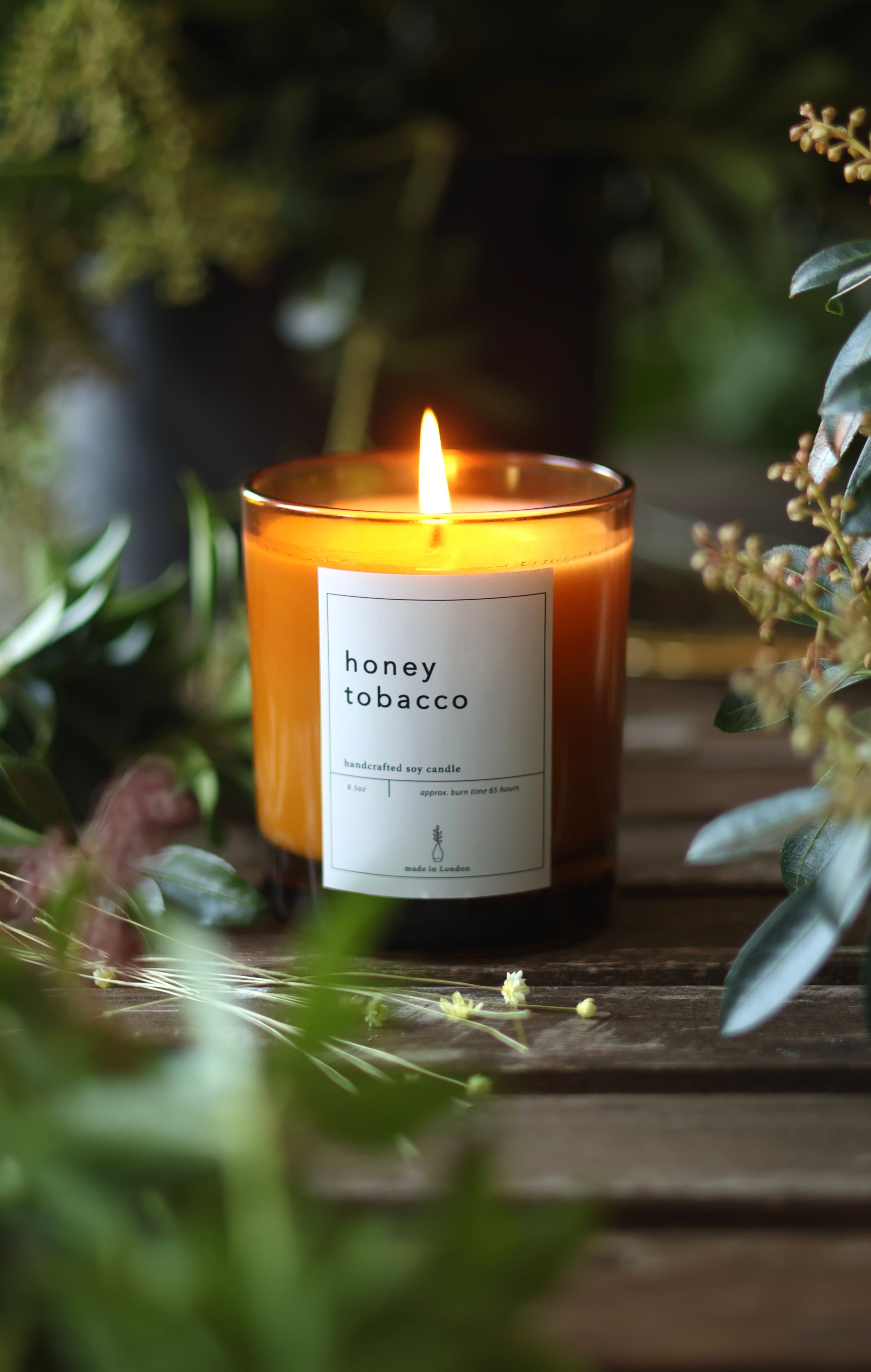 Vela de Soya – Miel de Tabaco