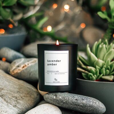 Soy Candle – Lavender Amber