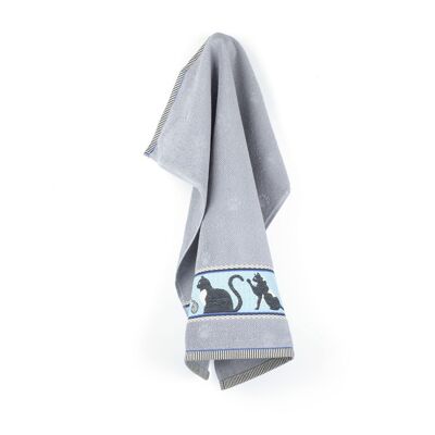 Kitchen Towel Cats Grey 6pcs