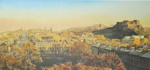 George Street, Edinburgh Castle Scotland