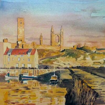 St Andrews Harbour,  Early Morning