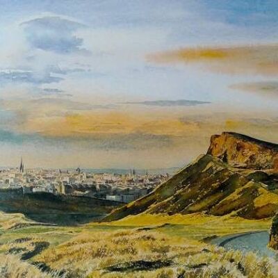 Edinburgh und die Klippen