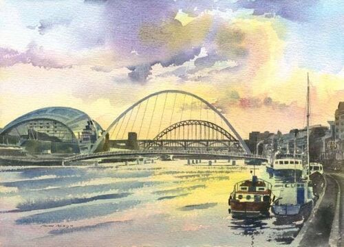 Newcastle Tyne Bridges, Summer Sunset/Sold Out
