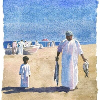 Vater und Sohn, Oman