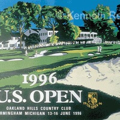 Affiche officielle du championnat de l'US Open