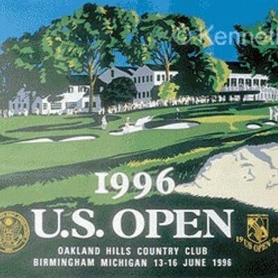 Offizielles Poster der US Open Championship