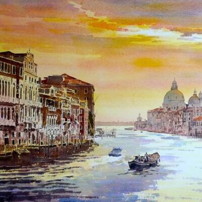 Canal Grande, Luce del mattino, Venezia