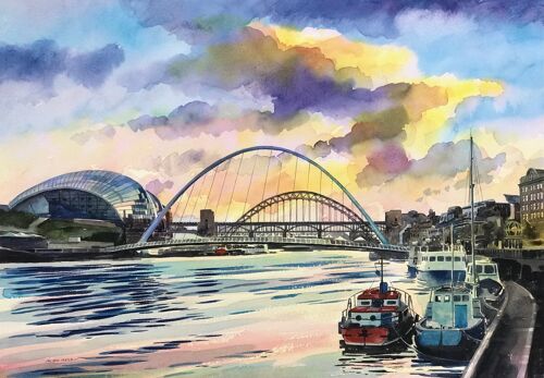 Newcastle Quayside and Sage
