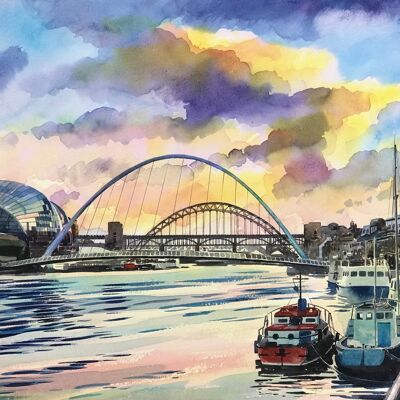 Newcastle Quayside and Sage