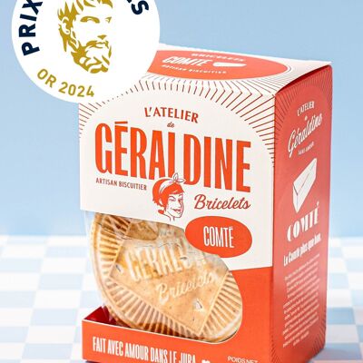 " Bricelets au Comté " - Biscuits apéritif salés - Prix Épicure d'OR 2024