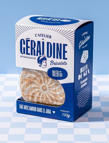 " Bricelets au Bleu de Gex " - Biscuits apéritif salés 1